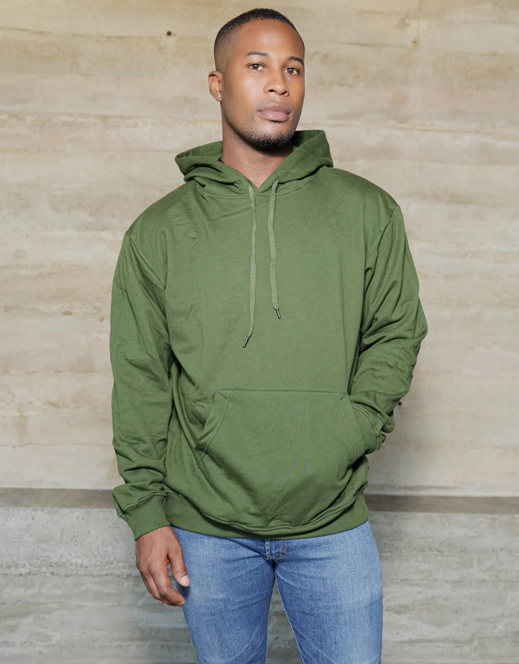 Hoodie Verde Oscuro – Louis Barton - Main Image