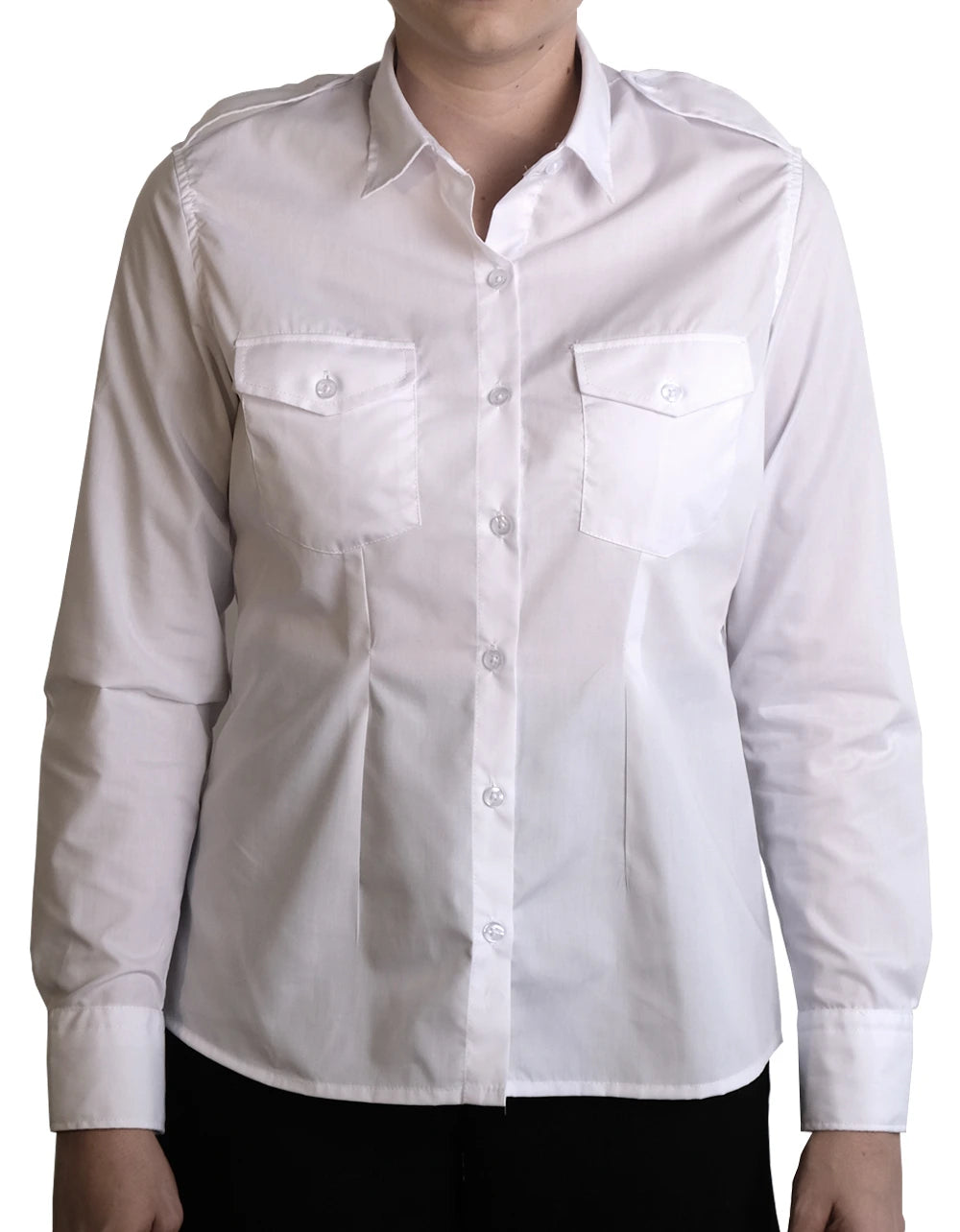 Blusa Manga larga piloto - Moldería slim
