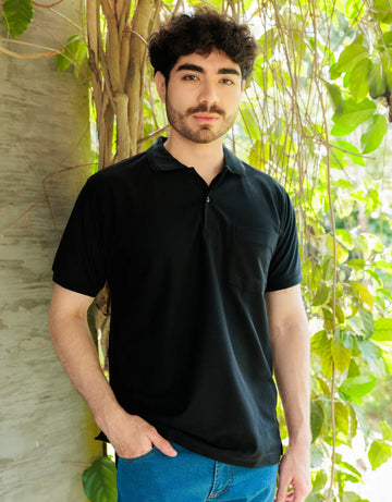 Camiseta Polo Negra