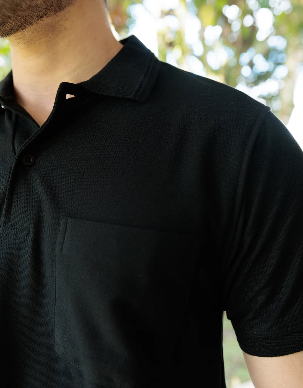 Camiseta Polo Negra