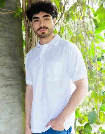 Camiseta Polo Blanca