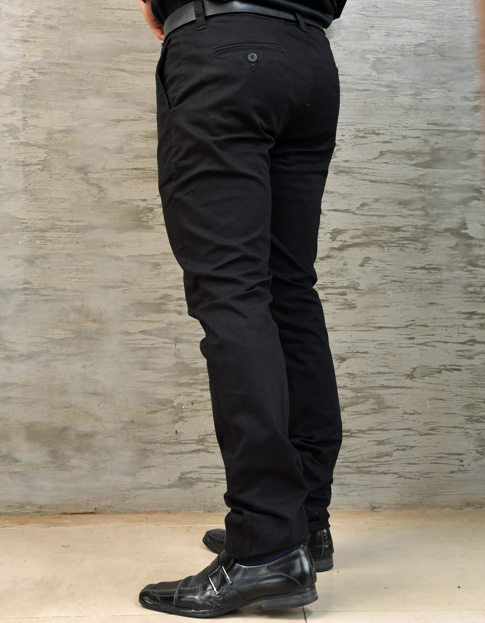 Pantalón Informal Stretch Color Negro