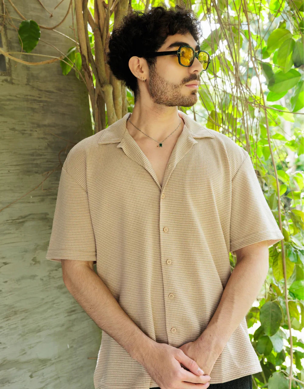 Camisa Sierra Color Tabaco