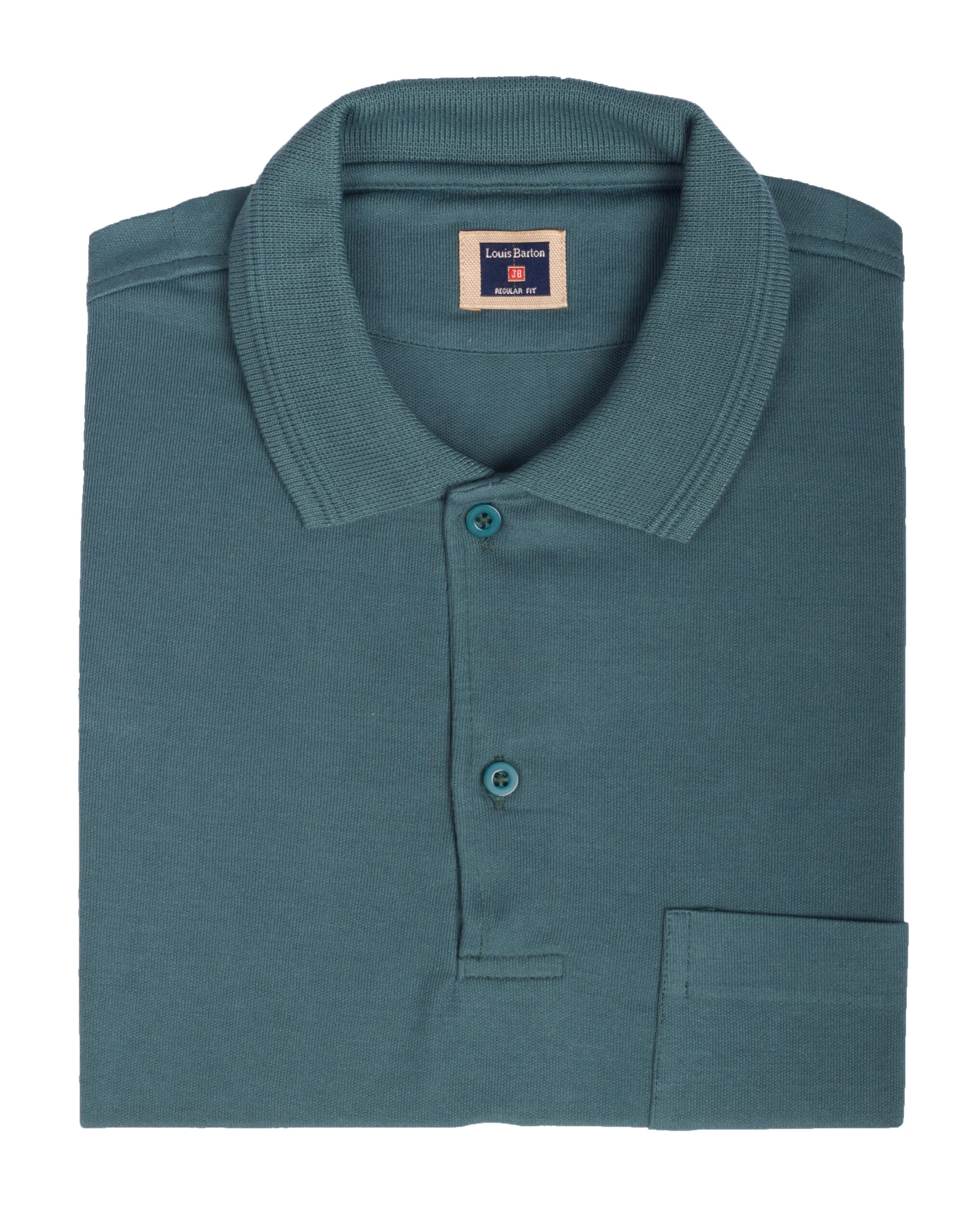 Camiseta Polo Solo Fondo Color Verde