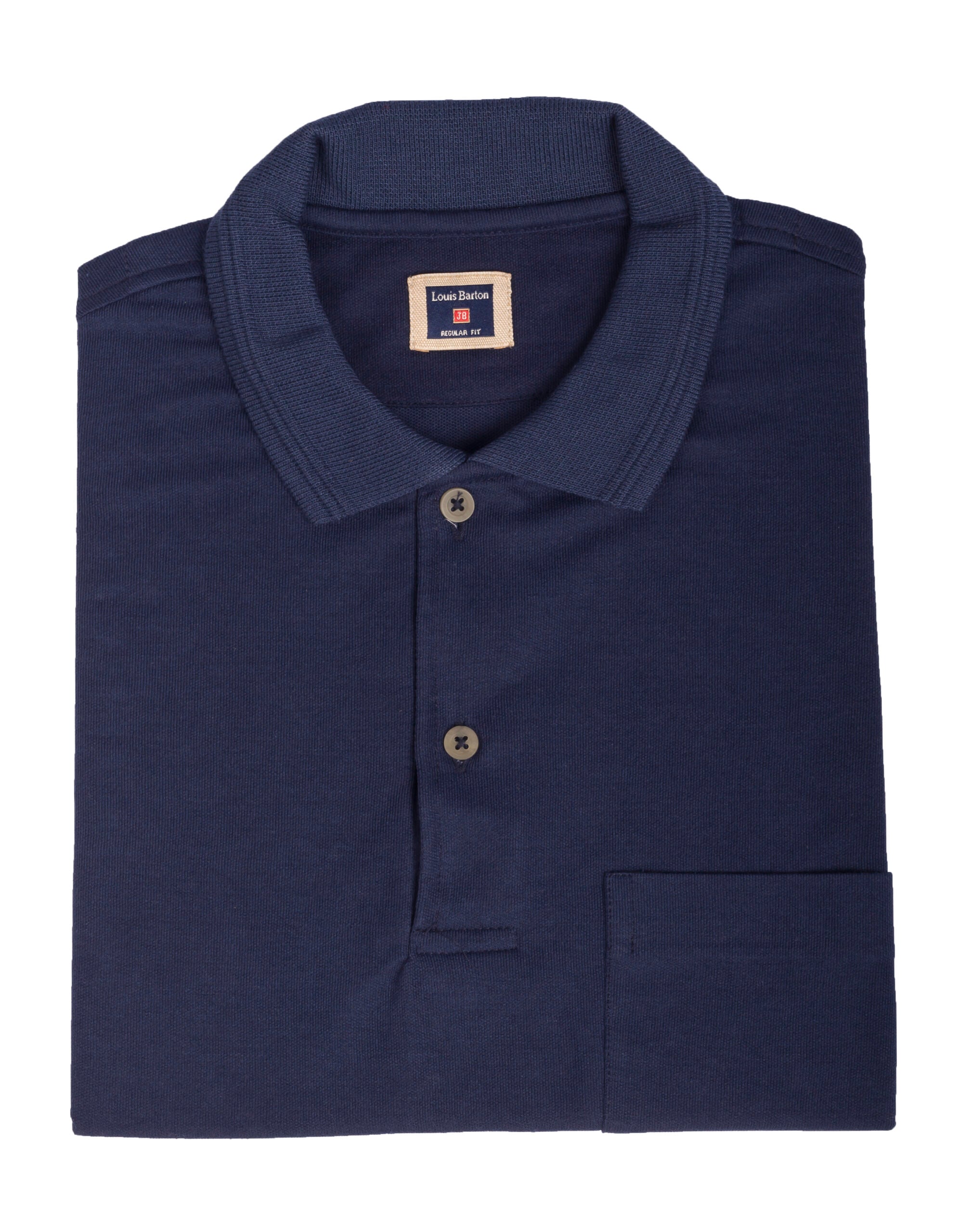 Camiseta Polo Solo Fondo Color Azul