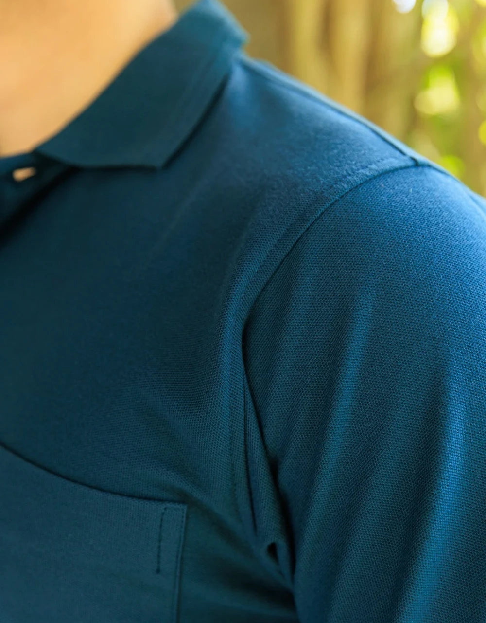 Camiseta Polo Azul Petroleo